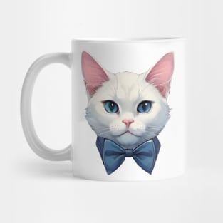 Fancy Cat with Bowtie no.10 Mug